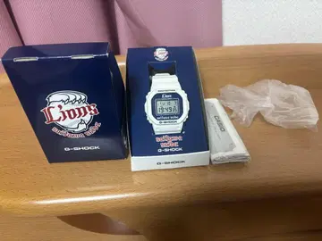 G shock 세이부 라이온즈 콜라보 dw 5600 화이트 박스 포함