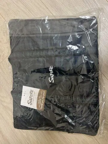 Sapore 체크 무늬 에코백 대용량