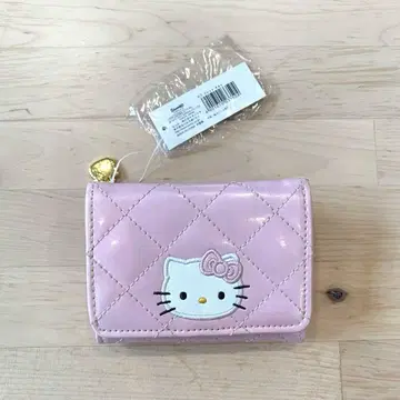 키티 퀼팅 지갑