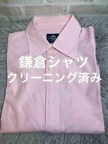 [ 새상품급 ] Maker's Shirt 가마쿠라 셔츠 슬림 핏 핑크
