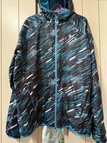 PUMA 나일론 자켓 후드 부착