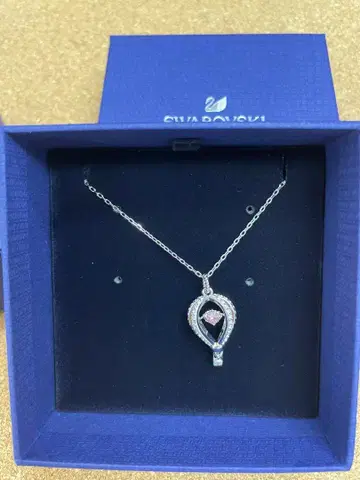 Swarovski 스와로브스키 댄싱스톤 목걸이, 하트, 새상품
