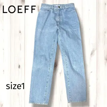 LOEFF 로에프 데님 청바지 블리치 가공 23SS 사이즈 1