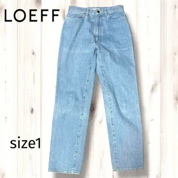 LOEFF 로에프 데님 청바지 블리치 가공 23SS 사이즈 1
