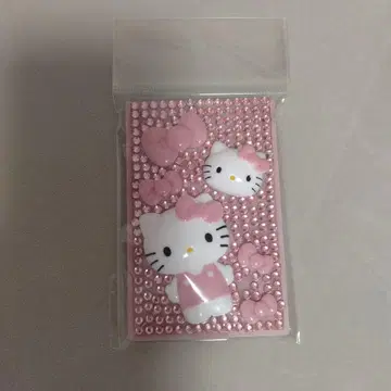 LOWRYSFARM 헬로키티 퀼팅 데코 mini 거울 핑크