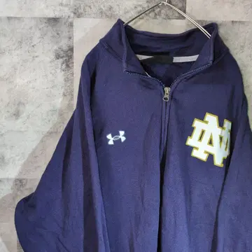 언더아머 노트르담 대학 풀 집업 맨투맨 XL A20,1