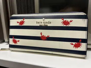 kate spade 스트라이프 게이 장지갑