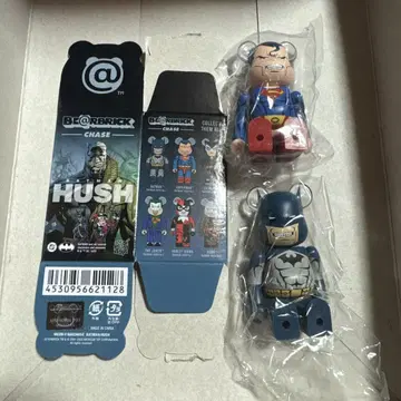 BE@RBRICK CHASE BATMAN HUSH 베어브릭 2종 세트
