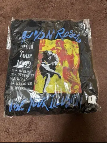 GUNS N' ROSES 공식 후드티 L 사이즈 새상품 라스트 1