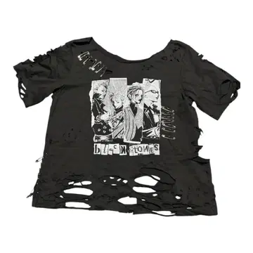 NANA UNIQLO 콜라보 T셔츠 리메이크 데미지 XL 야자와 아이