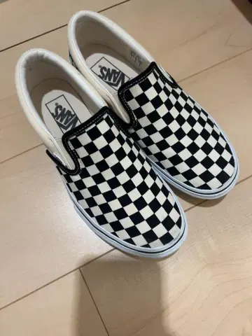 VANS 체크 슬립온