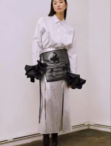 marge tokyo 튤 랩스커트