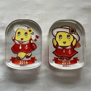 후낫시 요코하마 LOFT 흔들흔들 아크릴 마스코트 2개 세트