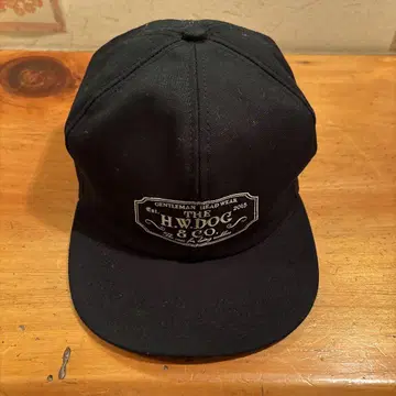 H.W.DOG & CO. 블랙 캡 2015년 제조