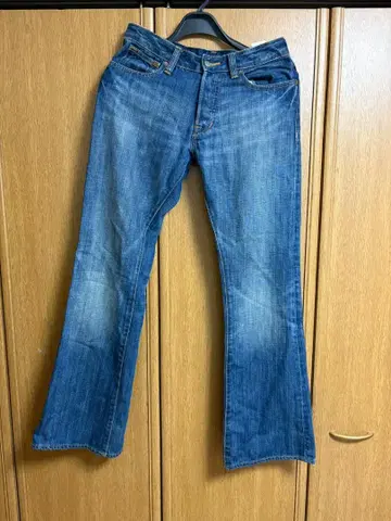 H&M 부츠컷 데님 LAD 데님 블루