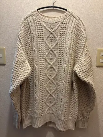 [ 미사용 ] Batoner Steven Alan 피셔맨 니트 XL