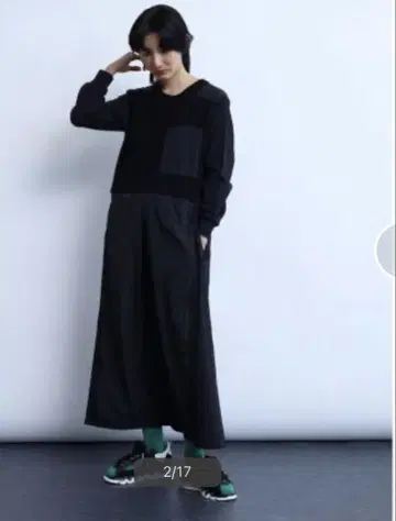 야마다야 LASUD 도킹 니트 원피스