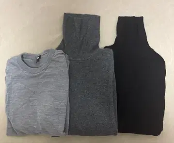 UNIQLO 메리노울 캐시미어 니트 세트