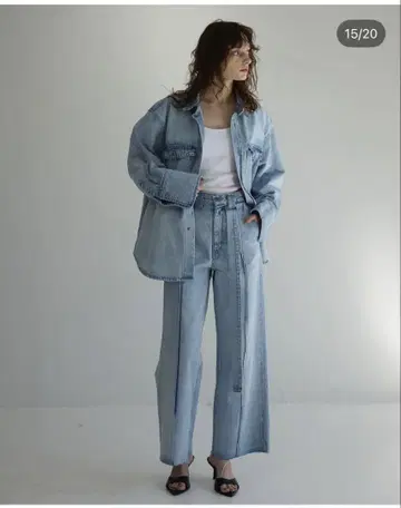 MIELI INVARIANT ICE Bleach denim 완판 아이템