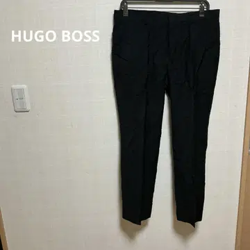 HUGO BOSS 휴고보스 블랙 슬랙스 W40R/50 빅 사이즈