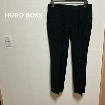 HUGO BOSS 휴고보스 블랙 슬랙스 W40R/50 빅 사이즈