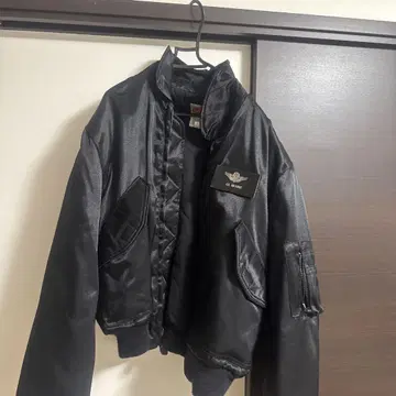 U.S. AIR FORCE 블랙 MA-1 플라이트 자켓