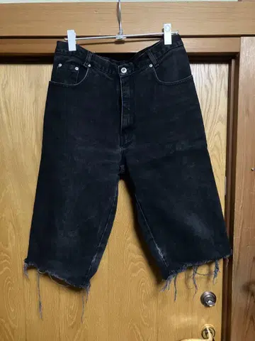 블랙 데님 하프 팬츠 Kiosque 구매 00's 90's