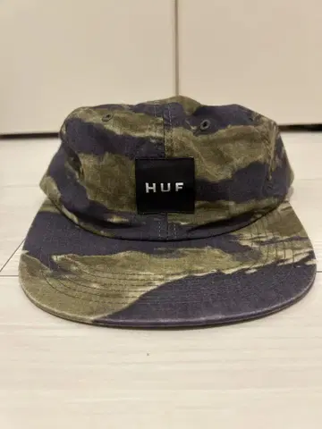 [ 구제 의류 ] HUF 카모플라쥬 캡 USA제 사이즈 조절 가능