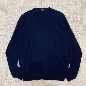 [ 고품질 ] UNIQLO 남성용 캐시미어 스웨터 V넥 M 다크 네이비