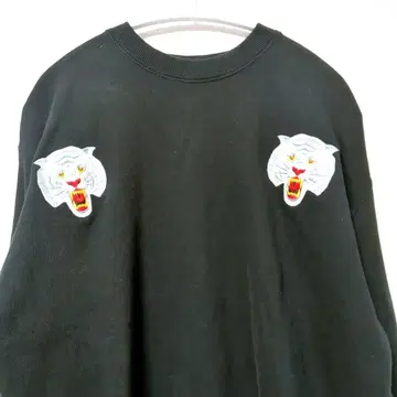 포서티 fourthirty 430 맨투맨 화이트 타이거 자수