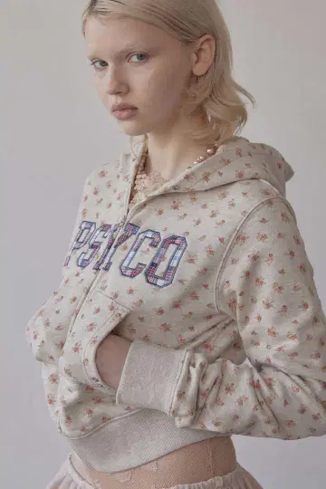SCULPTOR Cottage Zip Up Hoodie Flower M
