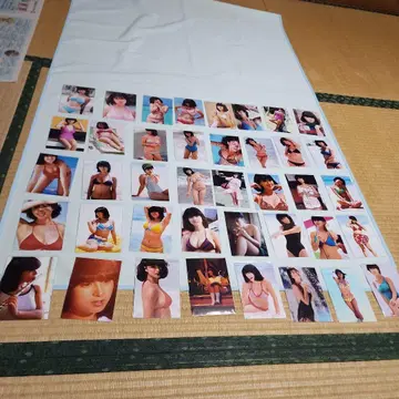카와이 나오코 씨 L판 40장 아이돌 뒷면에 영숫자 기재 있음