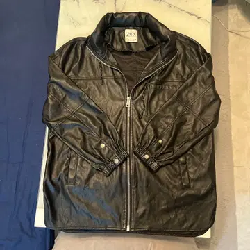 ZARA 후드 부착 자켓 L 블랙