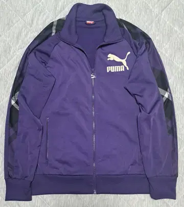 PUMA 푸마 트랙 자켓 저지 퍼플 보라색 사이즈 L