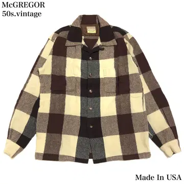 McGREGOR/맥레거 '50s.vintage' 울 셔츠