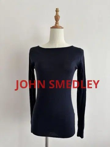[ 새상품급 ] JOHN SMEDLEY 존스메들리 긴팔 니트 네이비