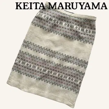 KEITA MARUYAMA 케이타 마루야마 겨울 스커트 울 모