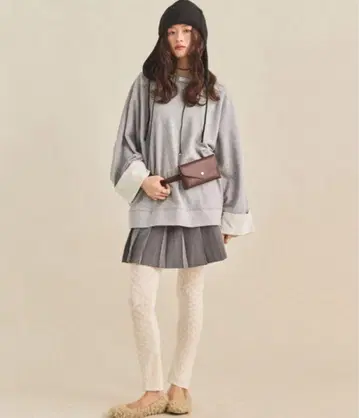 MIRROR STOKE SWEAT LOOSE PULLOVER
