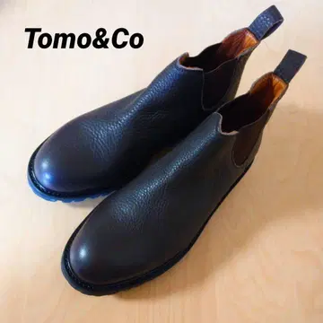 새상품급 Tomo&Co 사이드 고어 부츠 주름 비브람 밑창 26cm