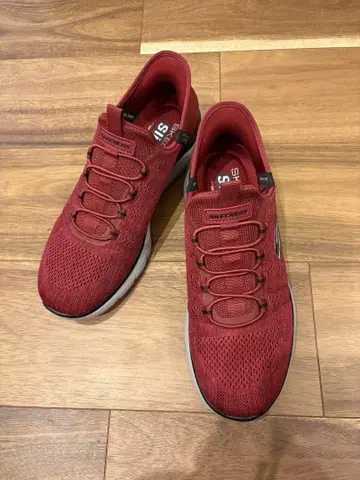 Skechers Slip-ins 레드 스니커즈