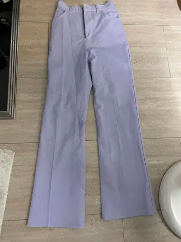 연보라 슬랙스 M 사이즈