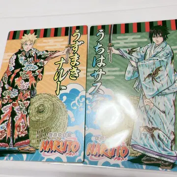 NARUTO 우치하 사스케 우즈마키 나루토 신작 가부키 카드