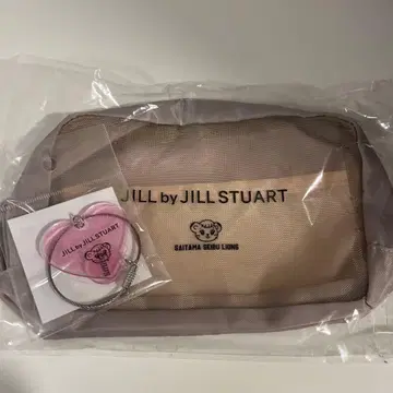 JILL by JILL STUART x LIONS 파우치와 키링 세트