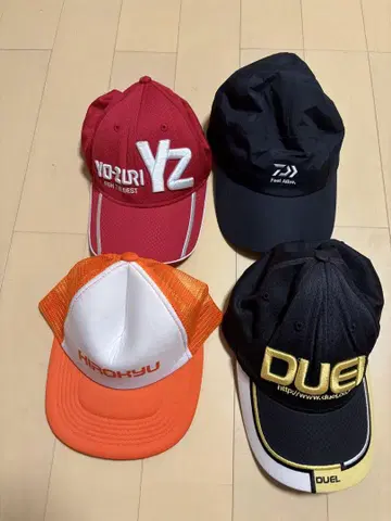낚시 모자 세트 4점 Daiwa duel 히로큐 요즈리