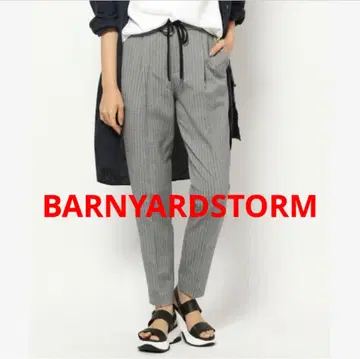 시착만 한 상품 BARNYARDSTORM 헤링본 스트레치 팬츠 S 사이즈