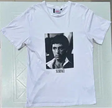 SCARFACE 프린트 T셔츠 M 화이트