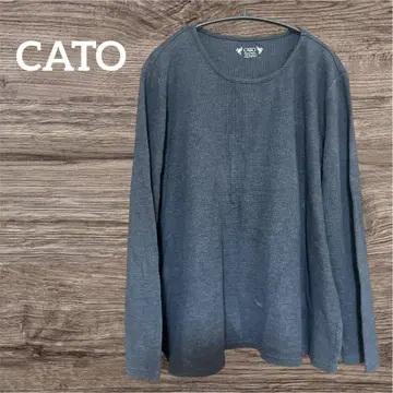 CATO 그레이 긴팔 셔츠 22/24W 빅 사이즈