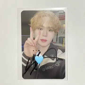 WEi ALD1 준서 트레이딩 카드 사인 친필