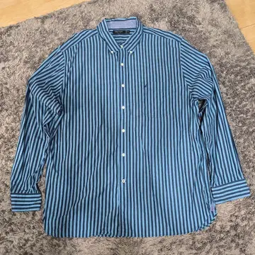 NAUTICA 스트라이프 버튼다운 셔츠 XXL