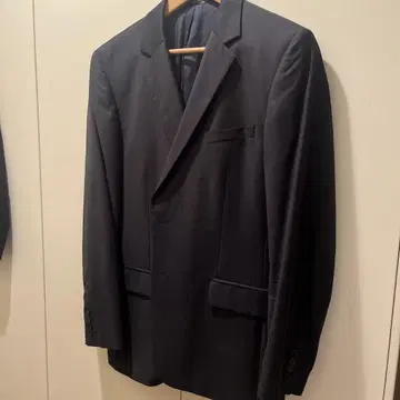 De Fursac 다크 네이비 비즈니스 정장 자켓만